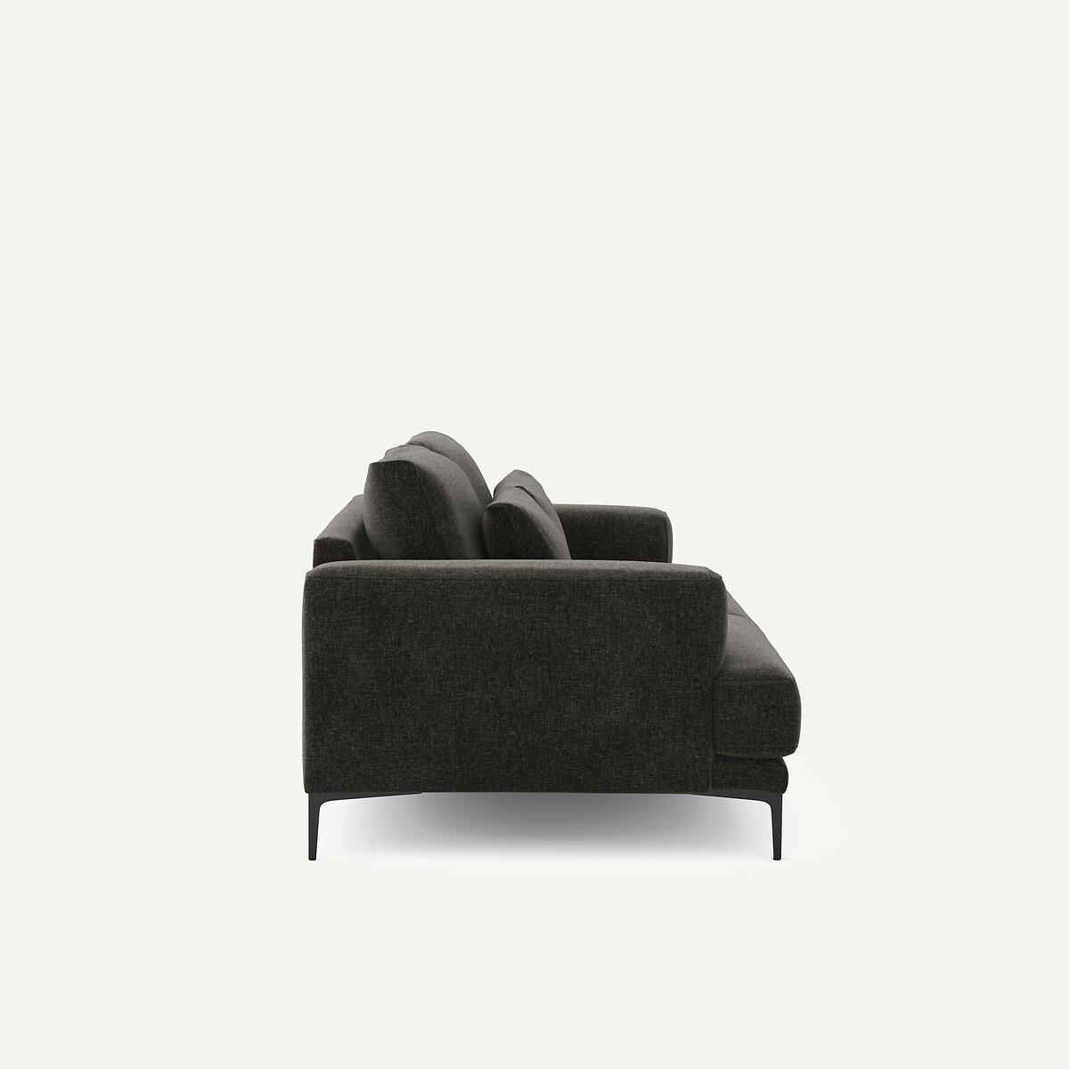2-zits zetel fluweel chenille, Marsile basalt, AM.PM