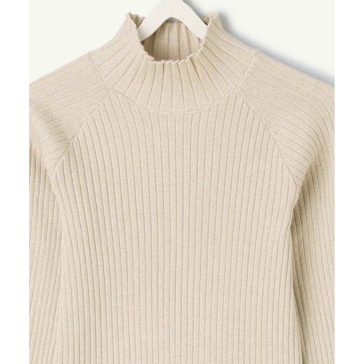 Metallic Fibre Jumper beige, TAPE A L'OEIL