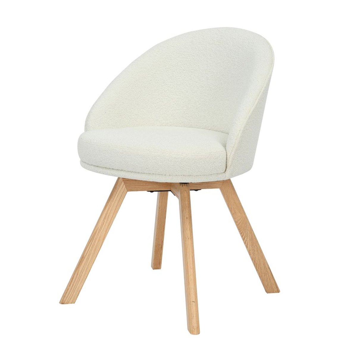 Chaise repas pivotante blanc, ZAGO