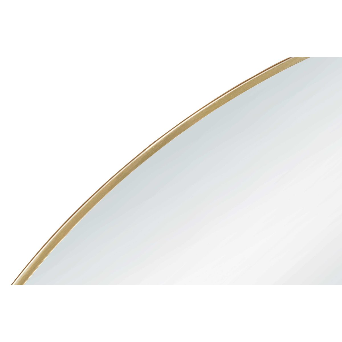 Miroir design en métal rond, ESRA or, BOITE A DESIGN