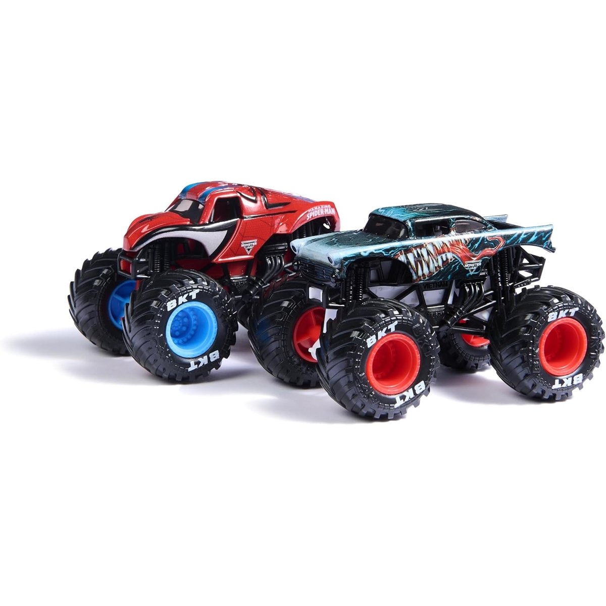2 Véhicules 1:64 Marvel multicolore, SPIN MASTER