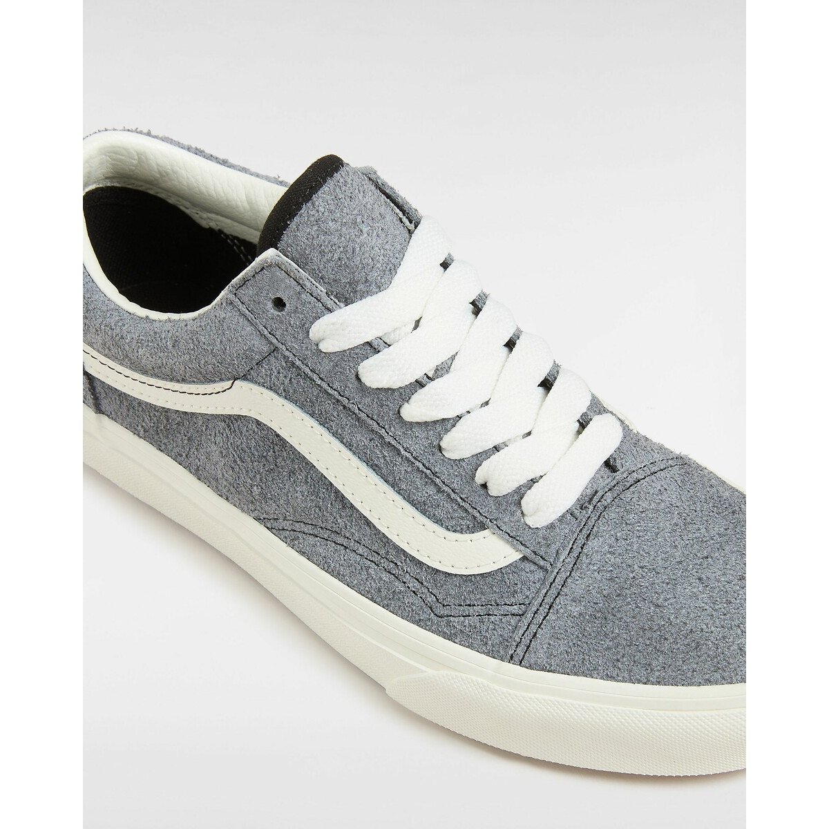 Baskets cuir Old Skool gris, VANS