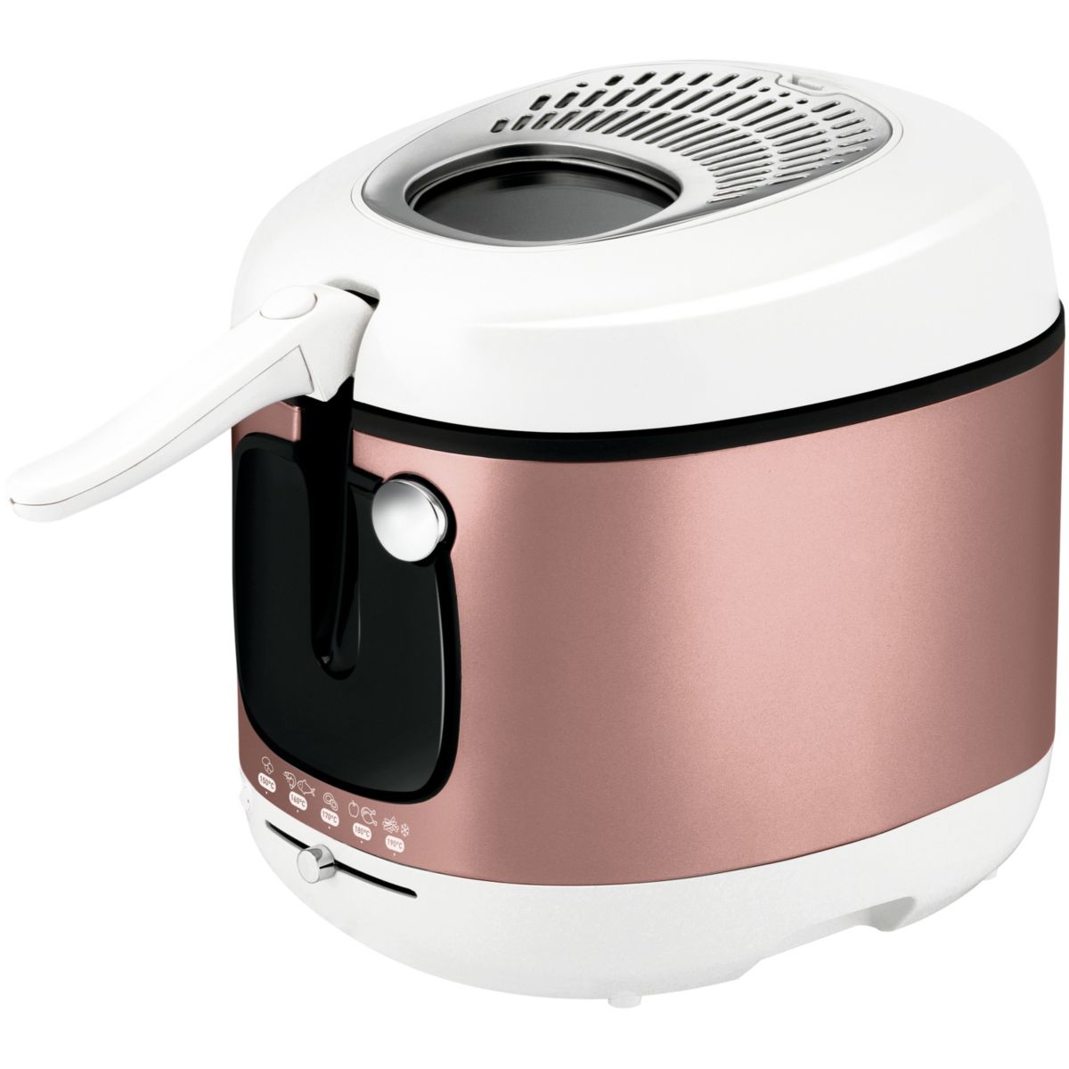 Friteuse Mega XXL 2Kg snacking AM481010 blanc, MOULINEX