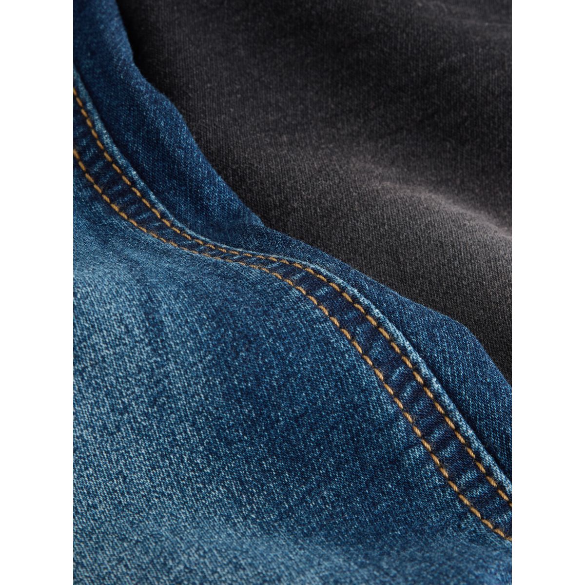 Jean stretch à taille élastique, lot de 2 noir/bleu marine, NEXT