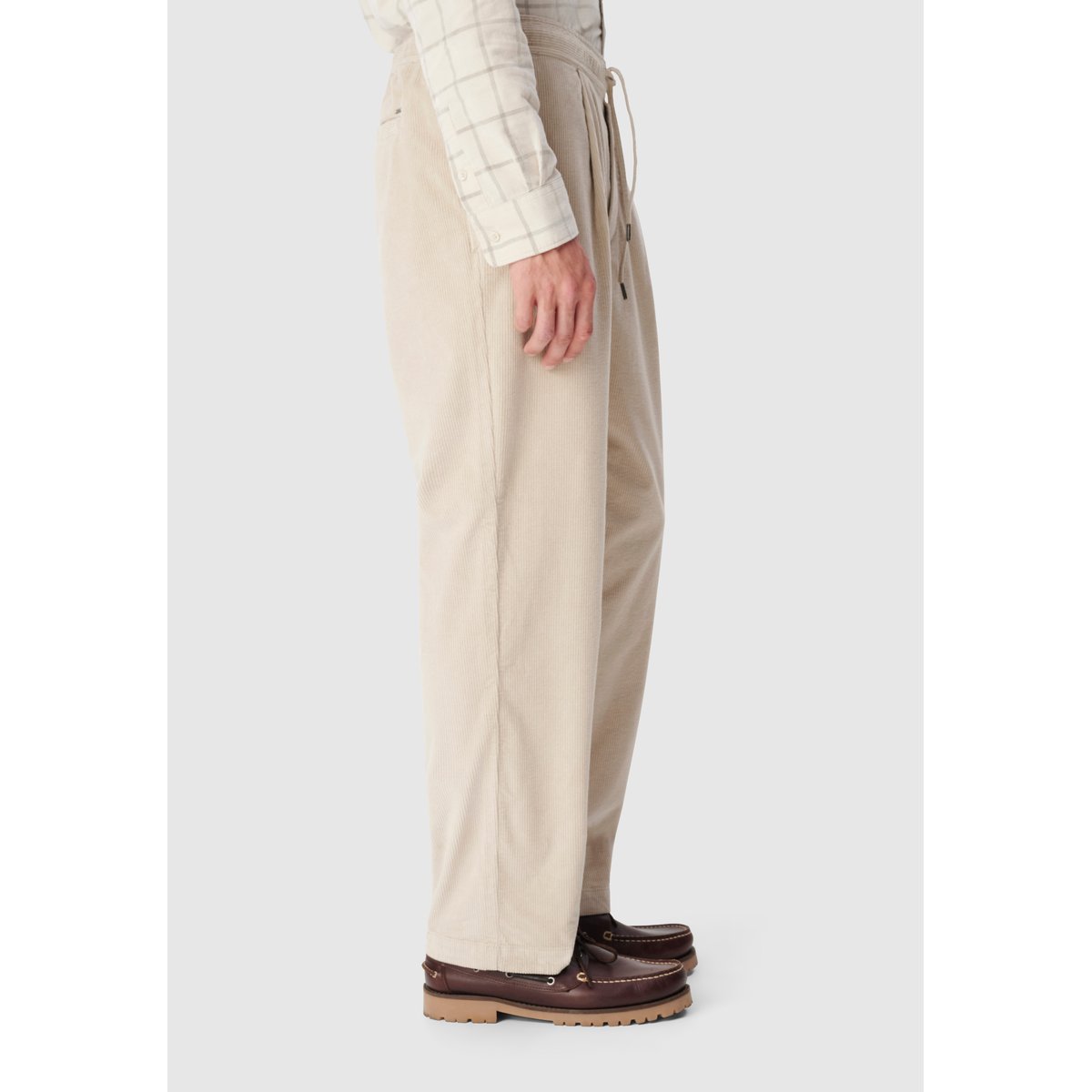 Jogpant velours côtelé beige, IKKS