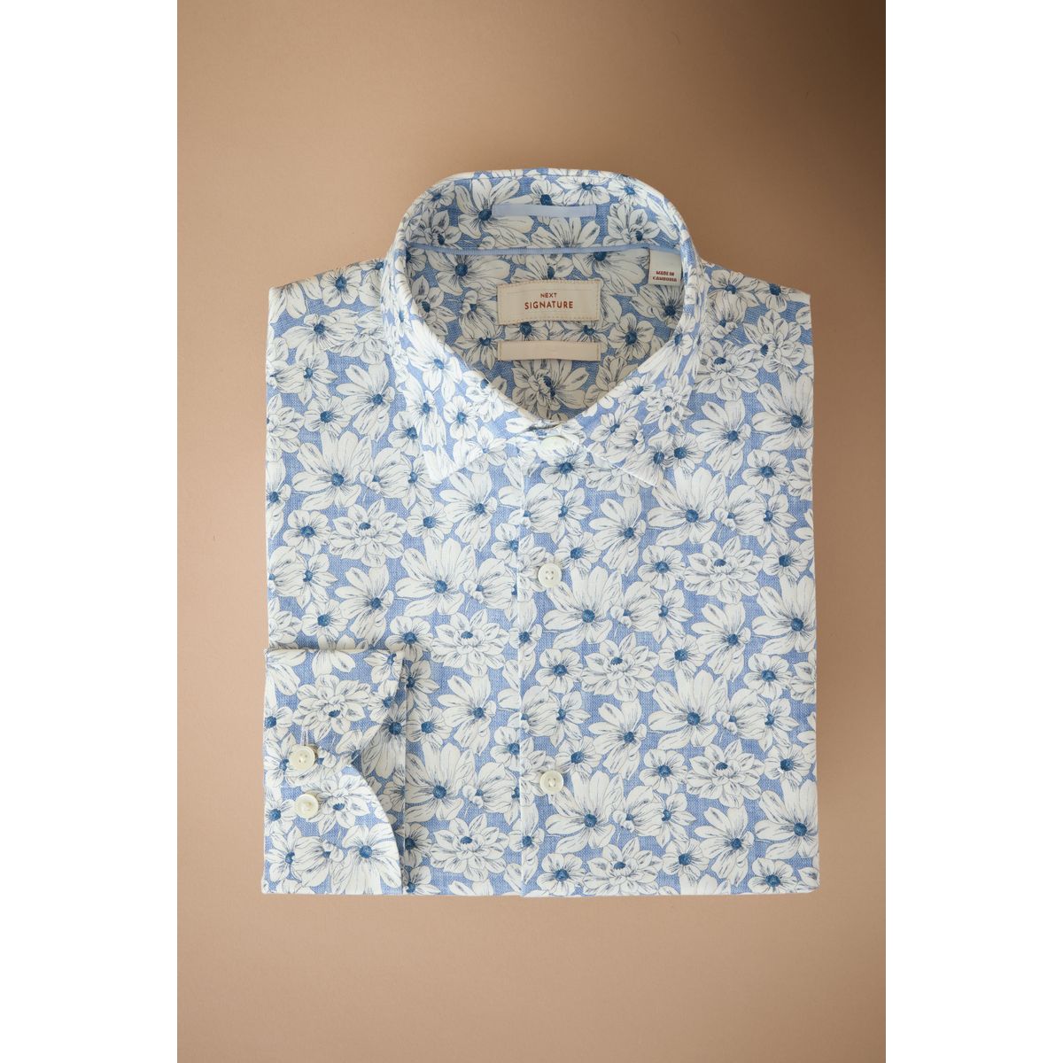 Chemise à manches longues et fleurs bleu ciel, NEXT