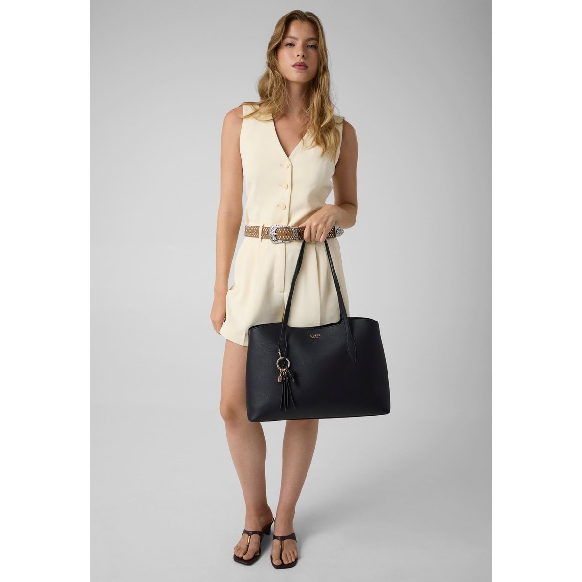Sac Fourre-Tout Melody noir, GUESS