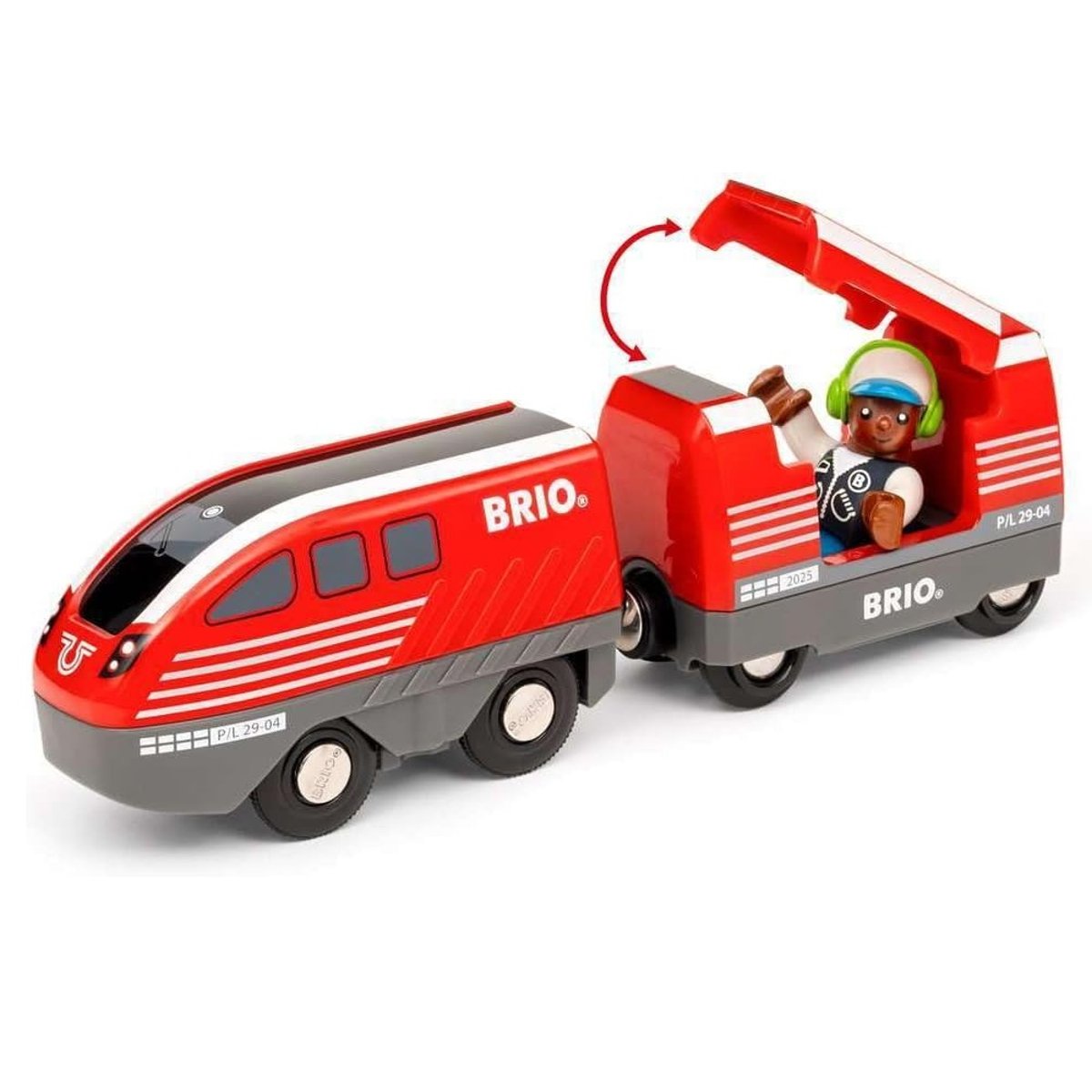 Circuit de train à rétrofriction vert, BRIO