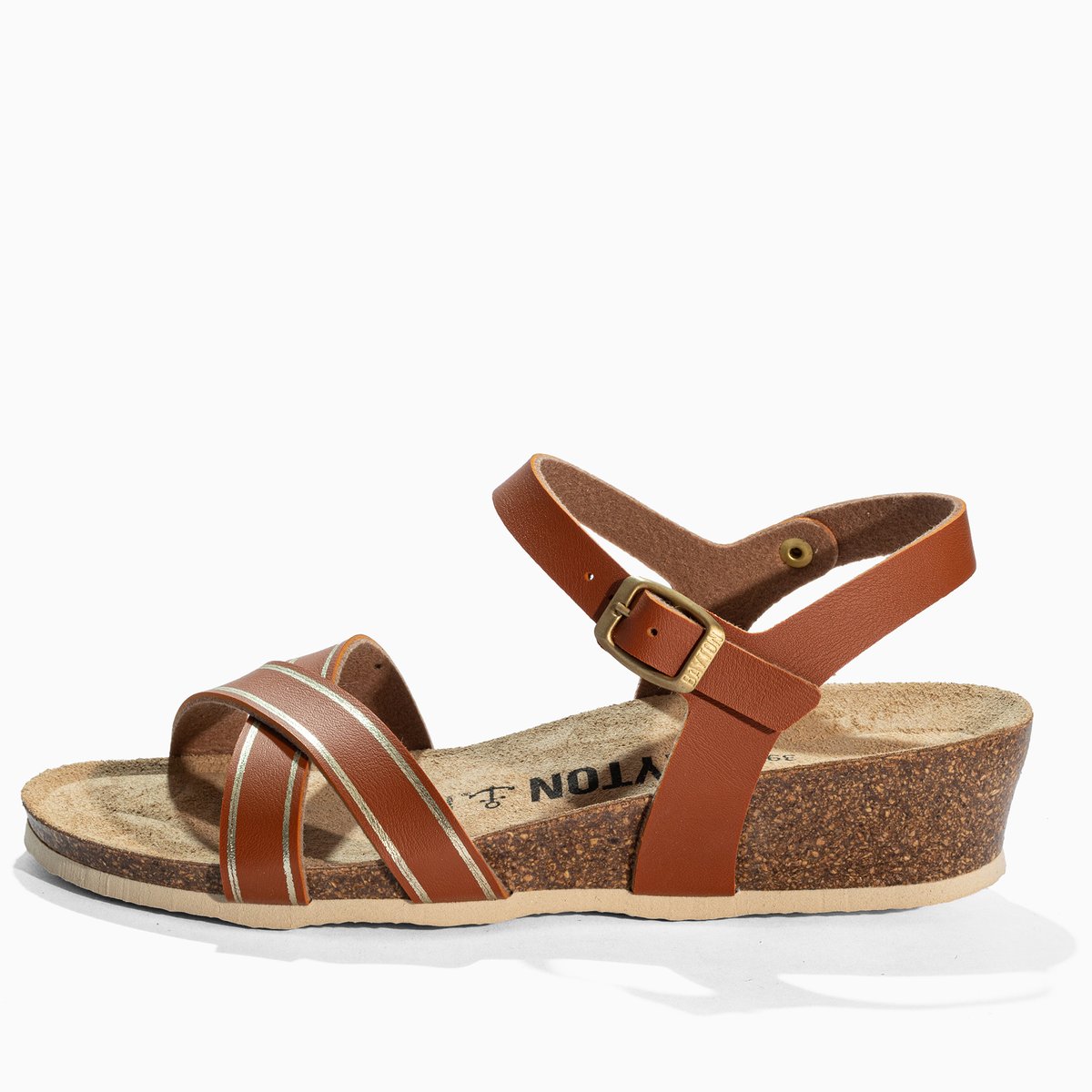 Sandales CANBERRA camel/gold, BAYTON