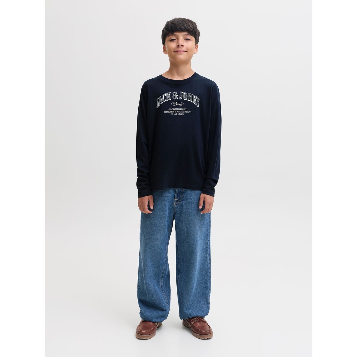 T-Shirt À Manches Longues navy blazer, JACK & JONES JUNIOR