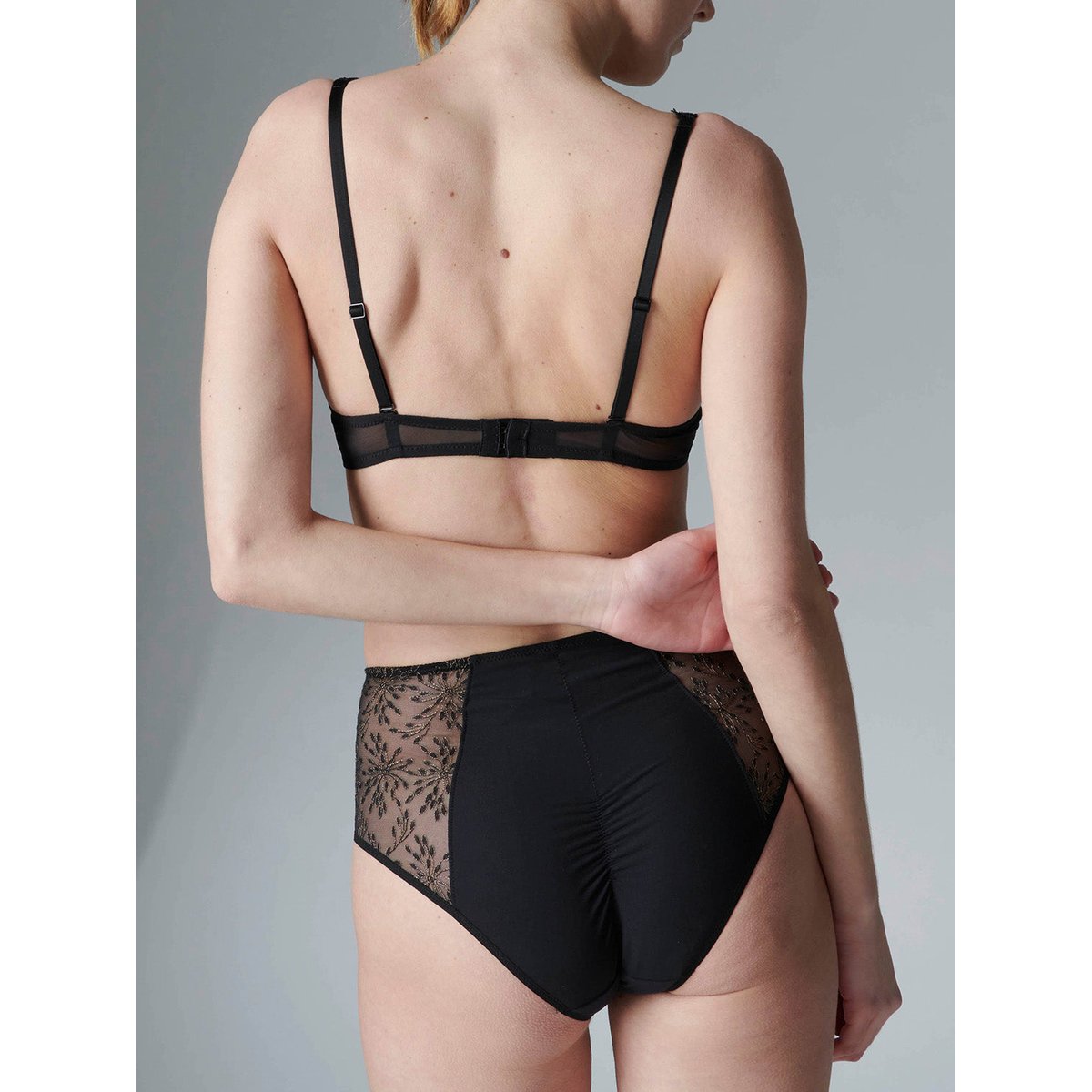 Culotte taille haute, SINGULIÈRE noir, SIMONE PERELE