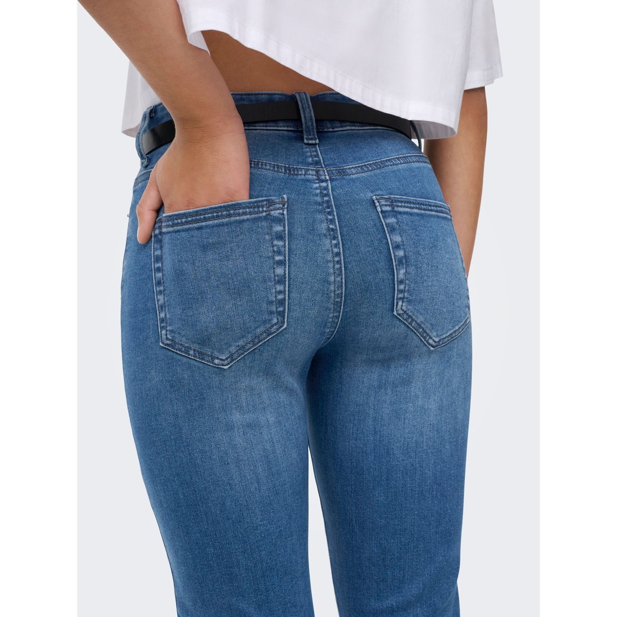 Jean Flared medium blue denim, ONLY