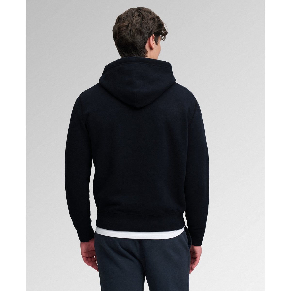 Sweat à capuche Essential SD Co Logo bleu marine foncé, SUPERDRY
