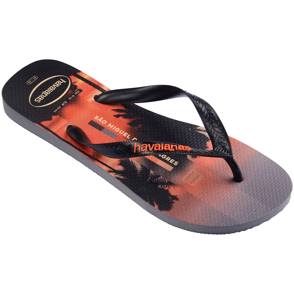 Chinelos Top Surfer laranja, HAVAIANAS