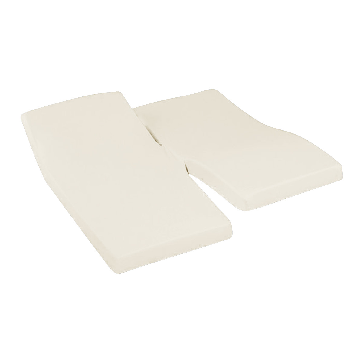 Drap housse en percale de coton pour lit articulé SOFT PERCALE ecru, SENSEI MAISON