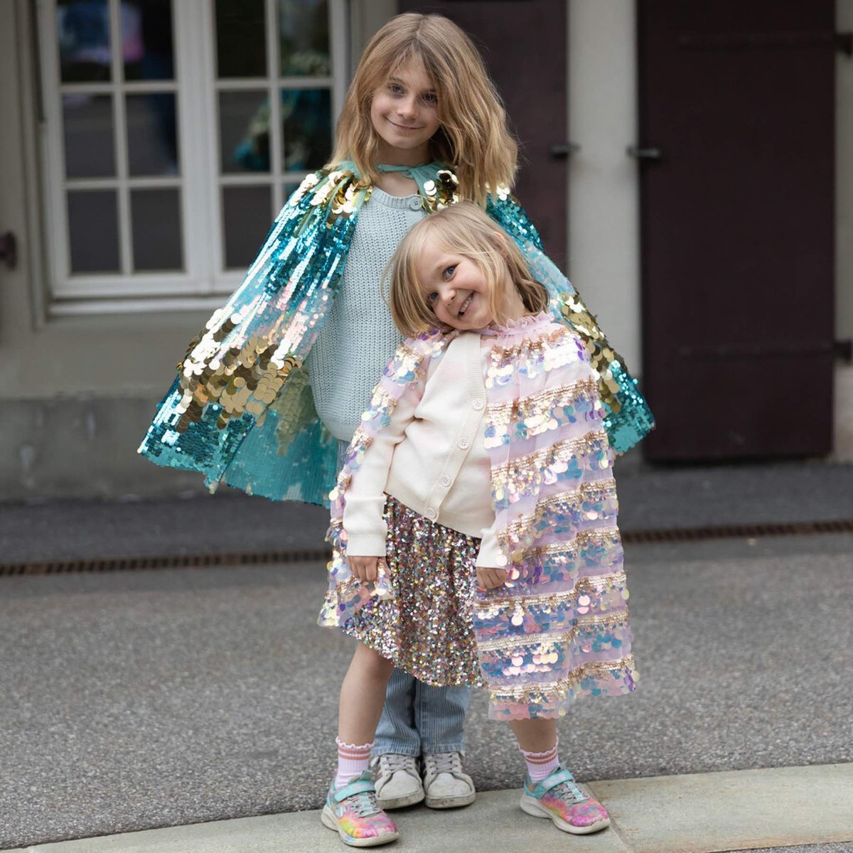 Déguisement enfant cape brillante The 5th Avenue rose, GREAT PRETENDERS