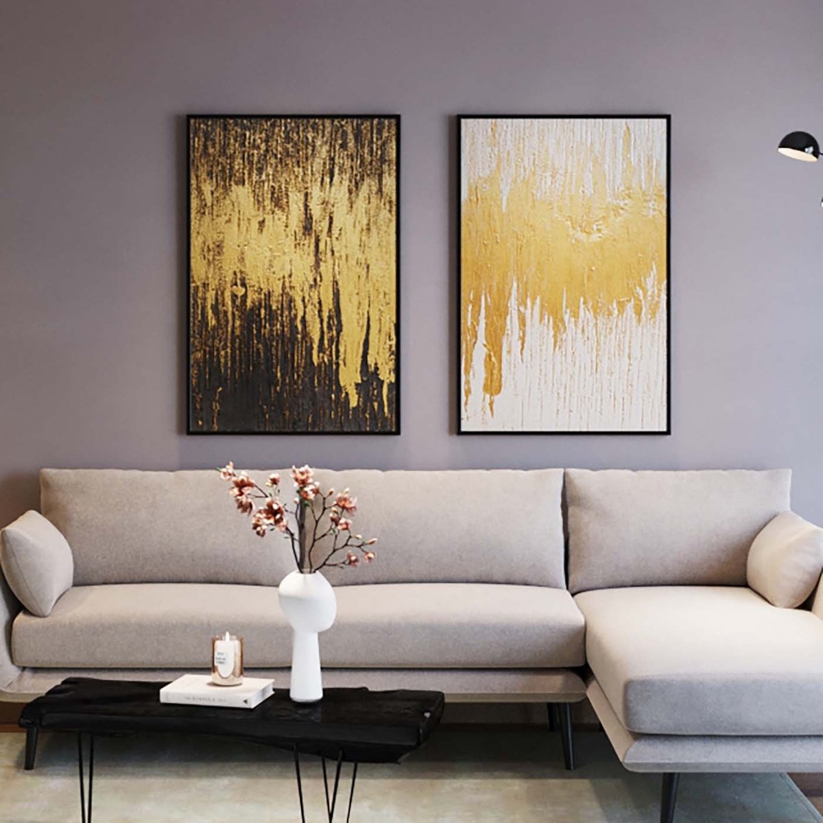 Peinture, FRAME ABSTRACT blanc, KARE DESIGN
