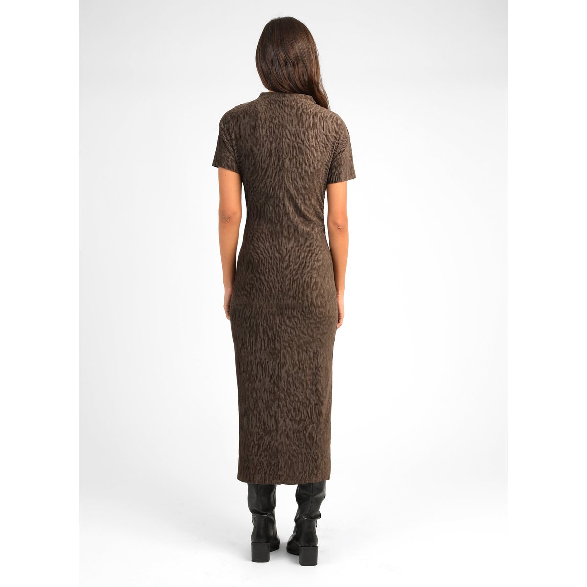 Robe Midi ELOANE marron, AN'GE