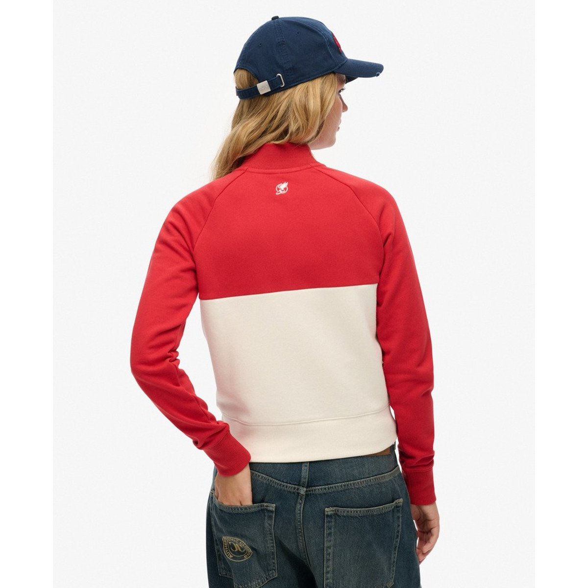 Veste de Survêtement Athletic Essentials rouge universitaire, SUPERDRY