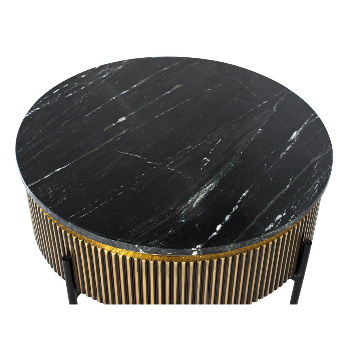 Table basse Bois Bronze - ALMA bronze, DECORATION D’AUTREFOIS