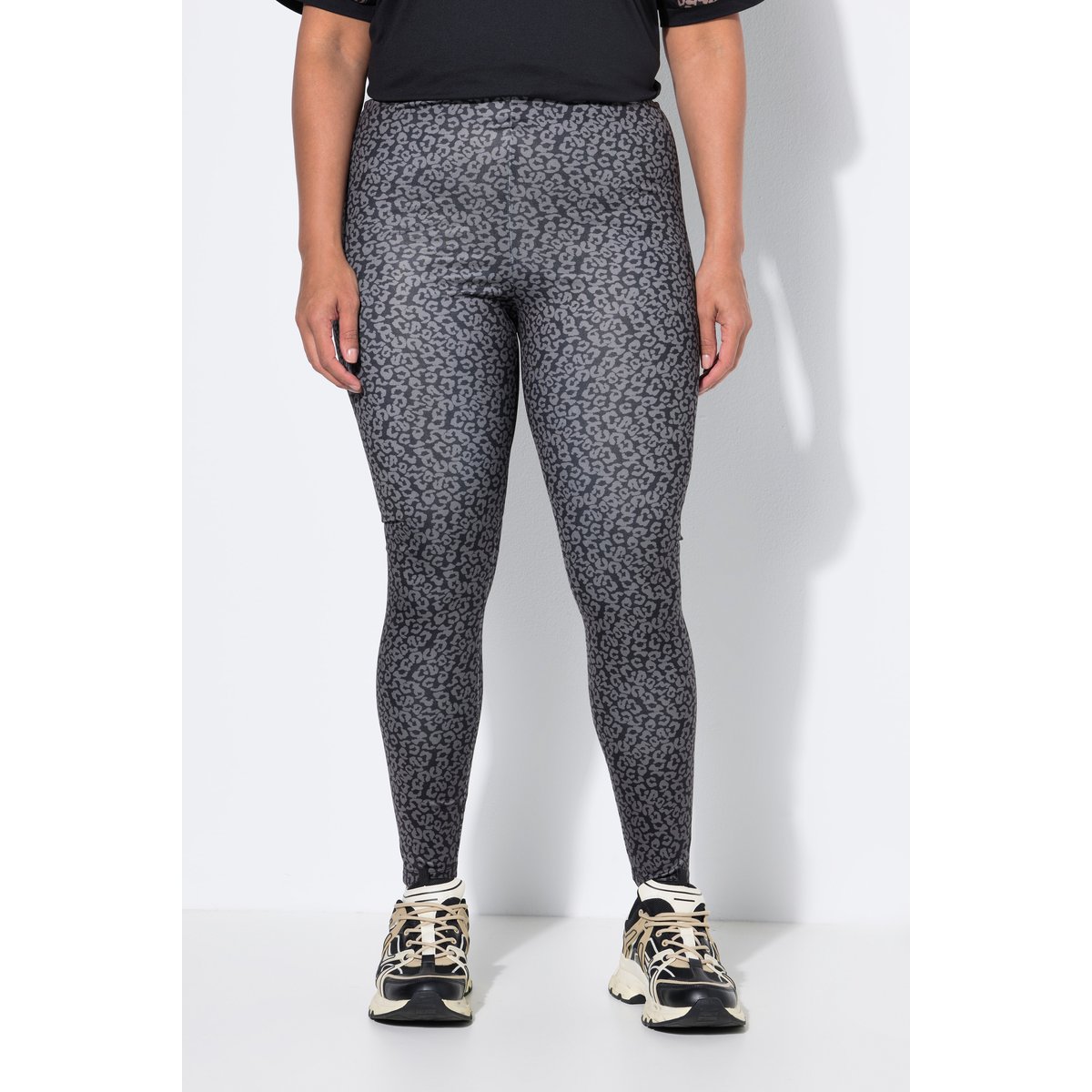 Legging imprimé taupe foncé, ULLA POPKEN