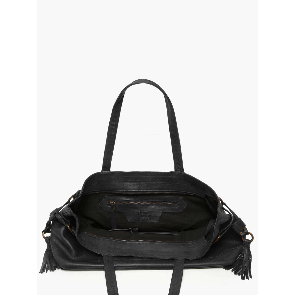 sac à main Cow cuir black, BASILIC PEPPER