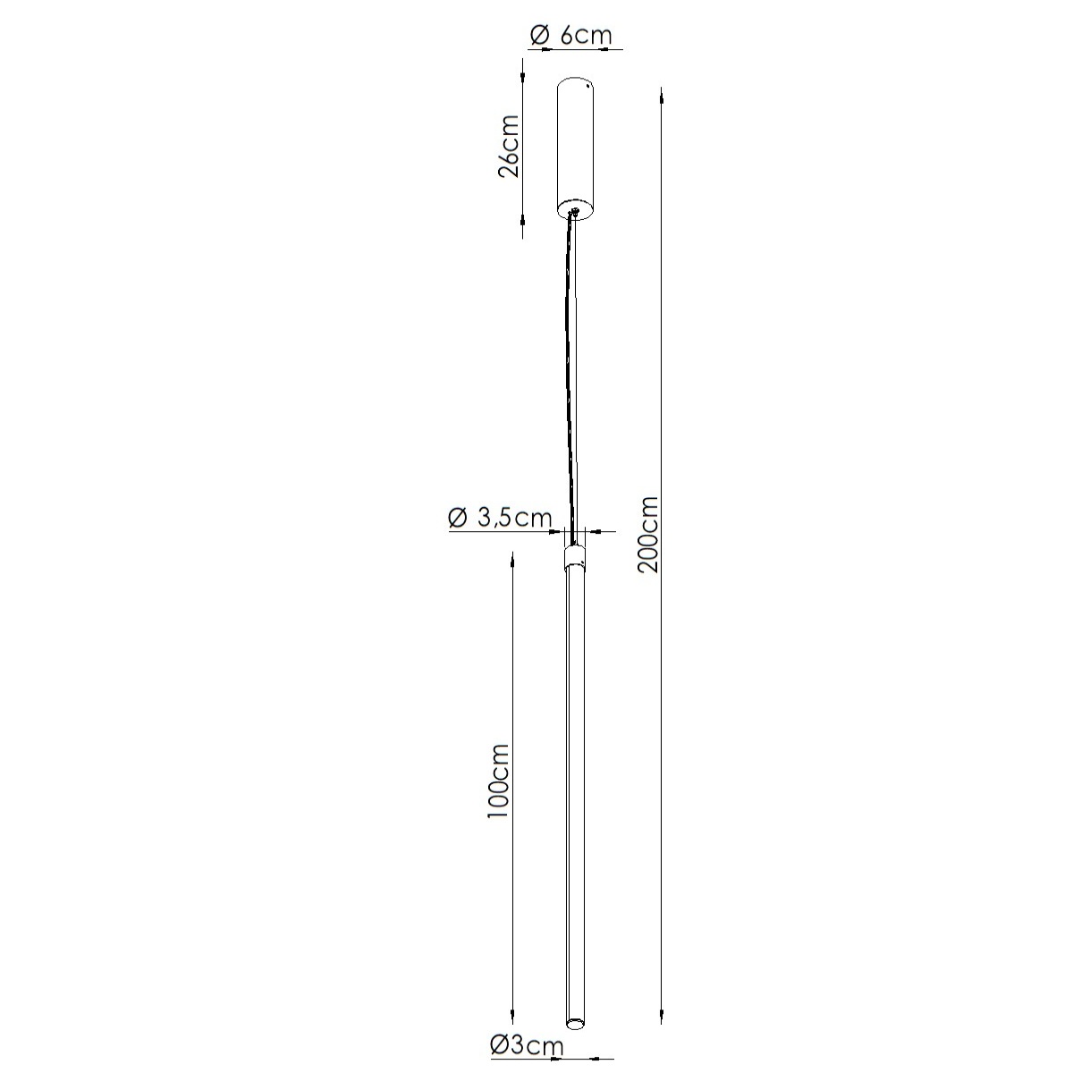 Suspension Acier Ocre Rouge LED 1 Trang ocre rouge, EDEN