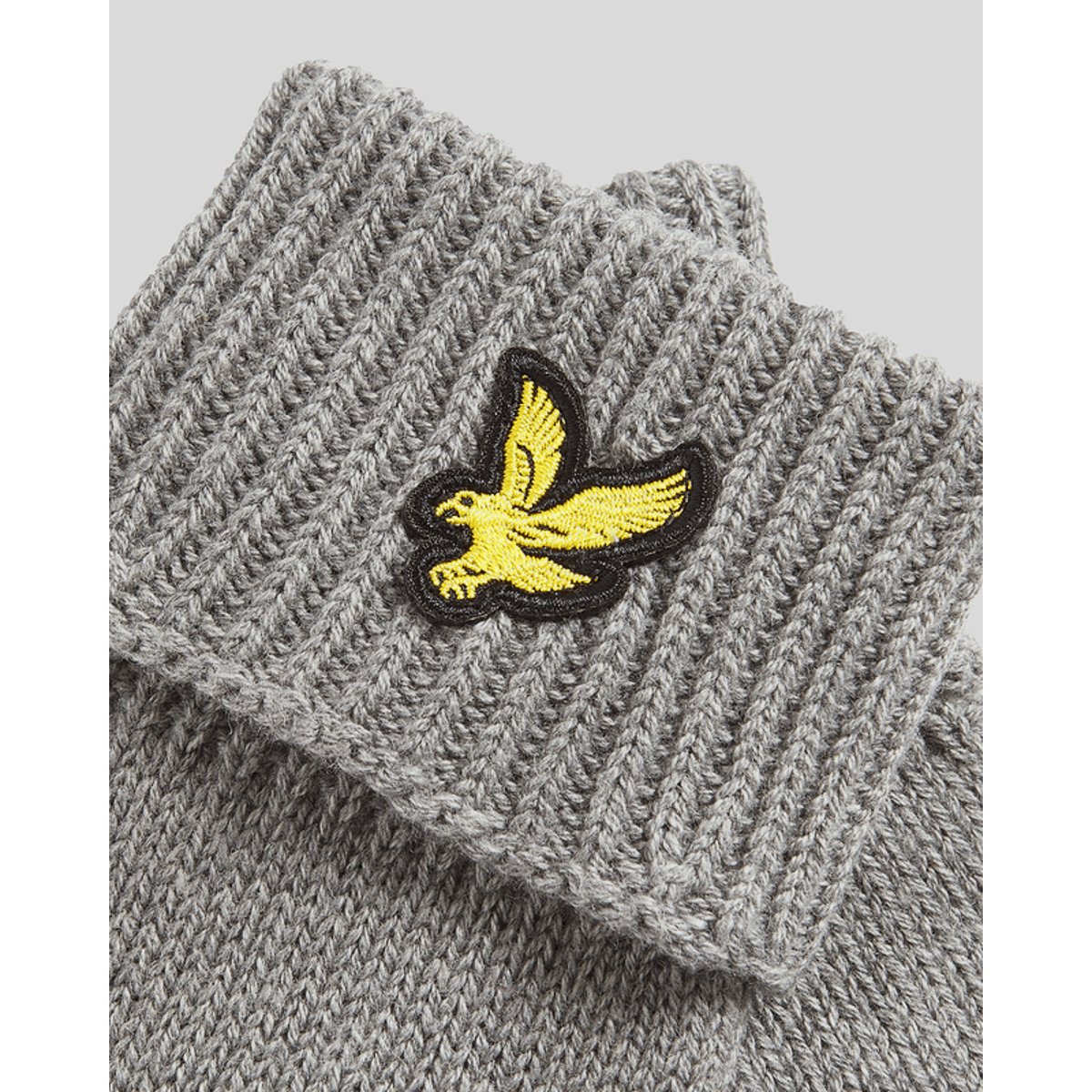 Gants en mélange de laine gris mid chiné, LYLE & SCOTT