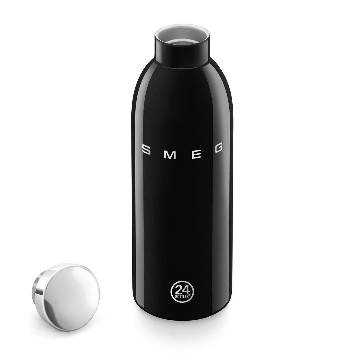 Bouteille isotherme 50 cl WBF01 noir brillant, SMEG