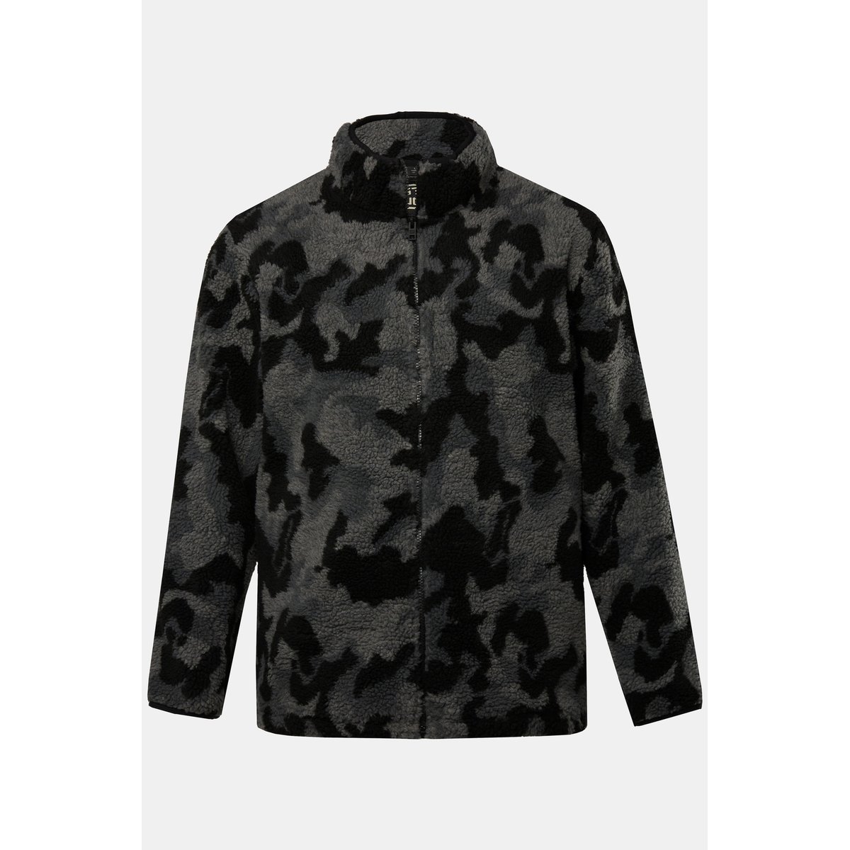 Veste esprit blouson Teddy noir, STHUGE