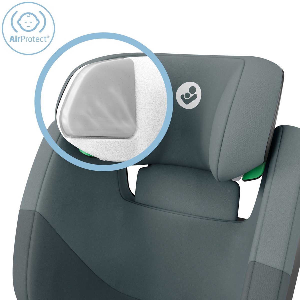 Siège auto enfant Rodifix S, i-Size, Isofix gris graphite, MAXI COSI