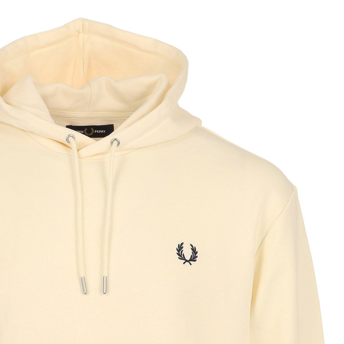 TIPPED HOODED SWEATSHIRT ecru, FRED PERRY