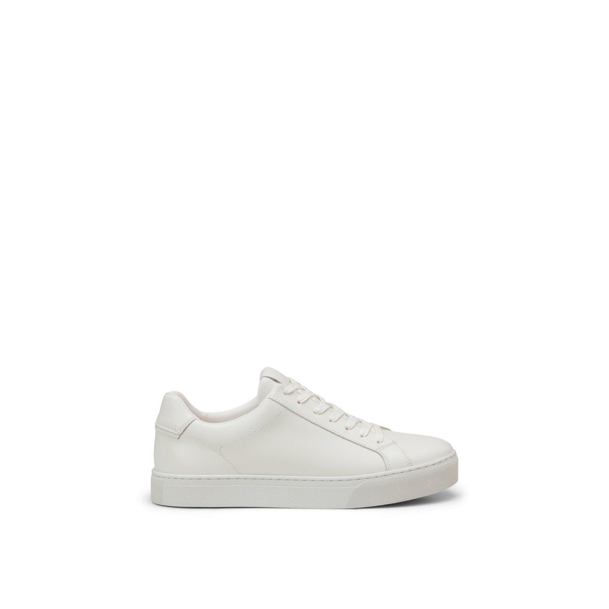 Sneaker Modèle Agar en cuir de bœuf nappa noble blanc, MARC O'POLO