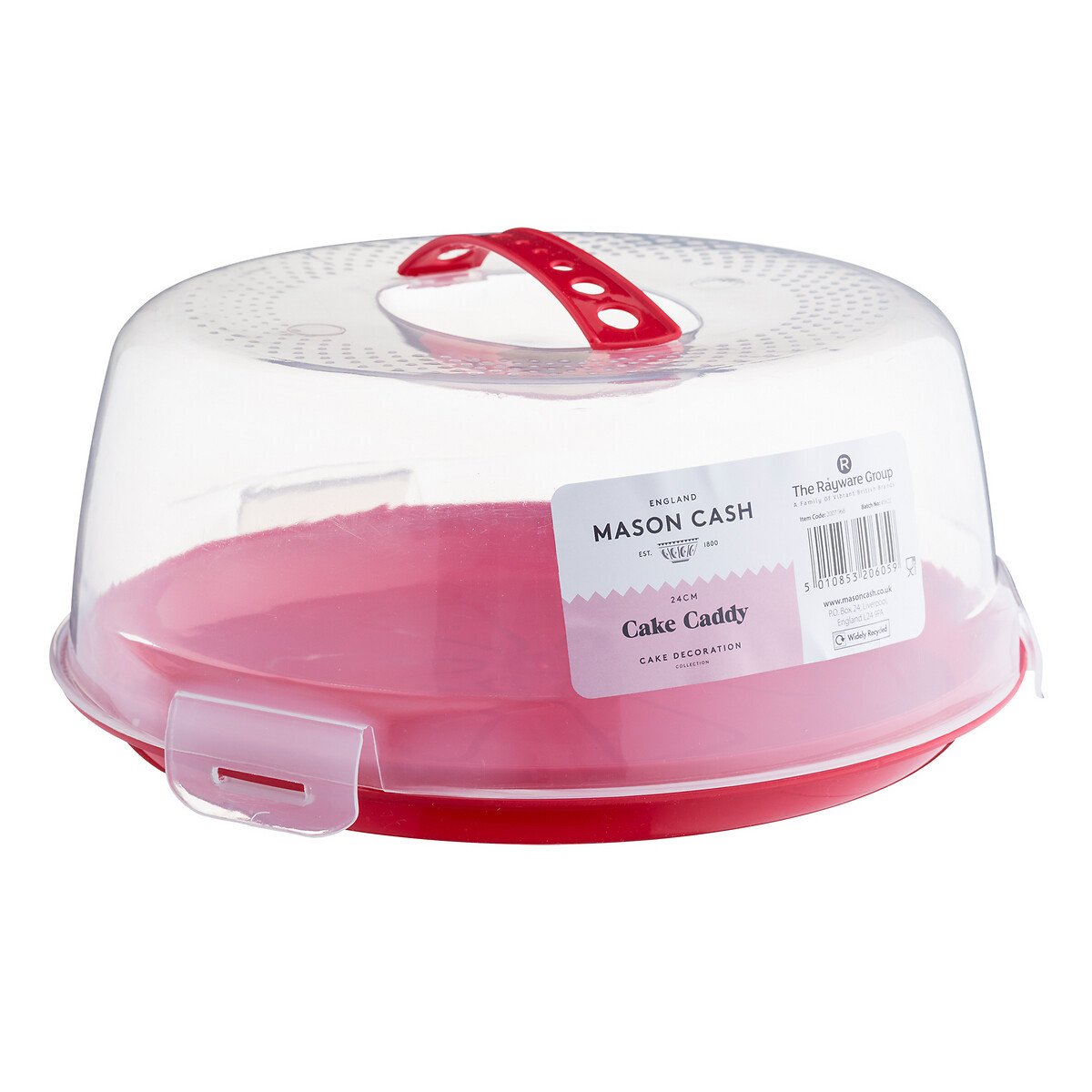 Cake Caddy transparent, MASON CASH