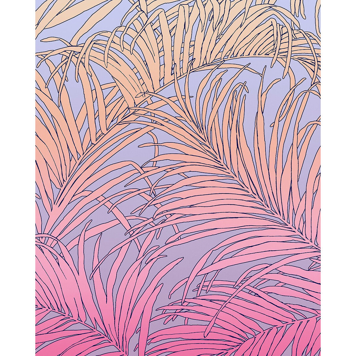 Papel de parede Palm Foglie, INTERELIFE multicolor, INTERELIFE