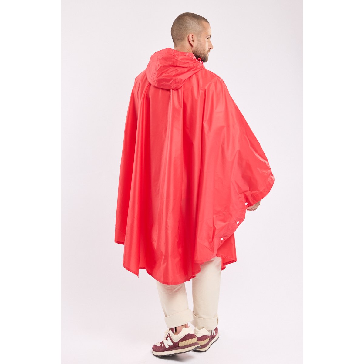 Poncho coupe-pluie NOUSTY corail, BERMUDES