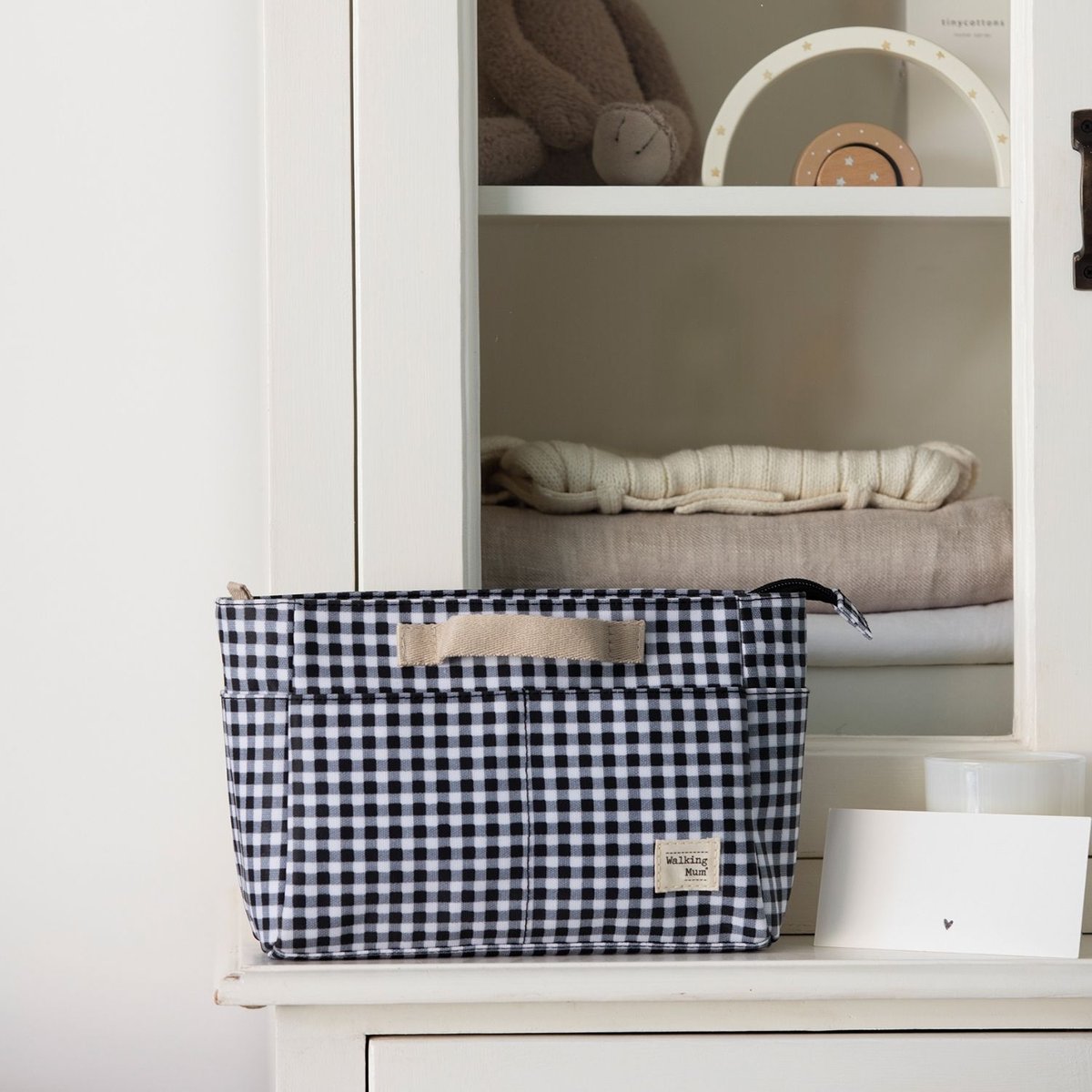 Trousse de toilette noir, WALKING MUM