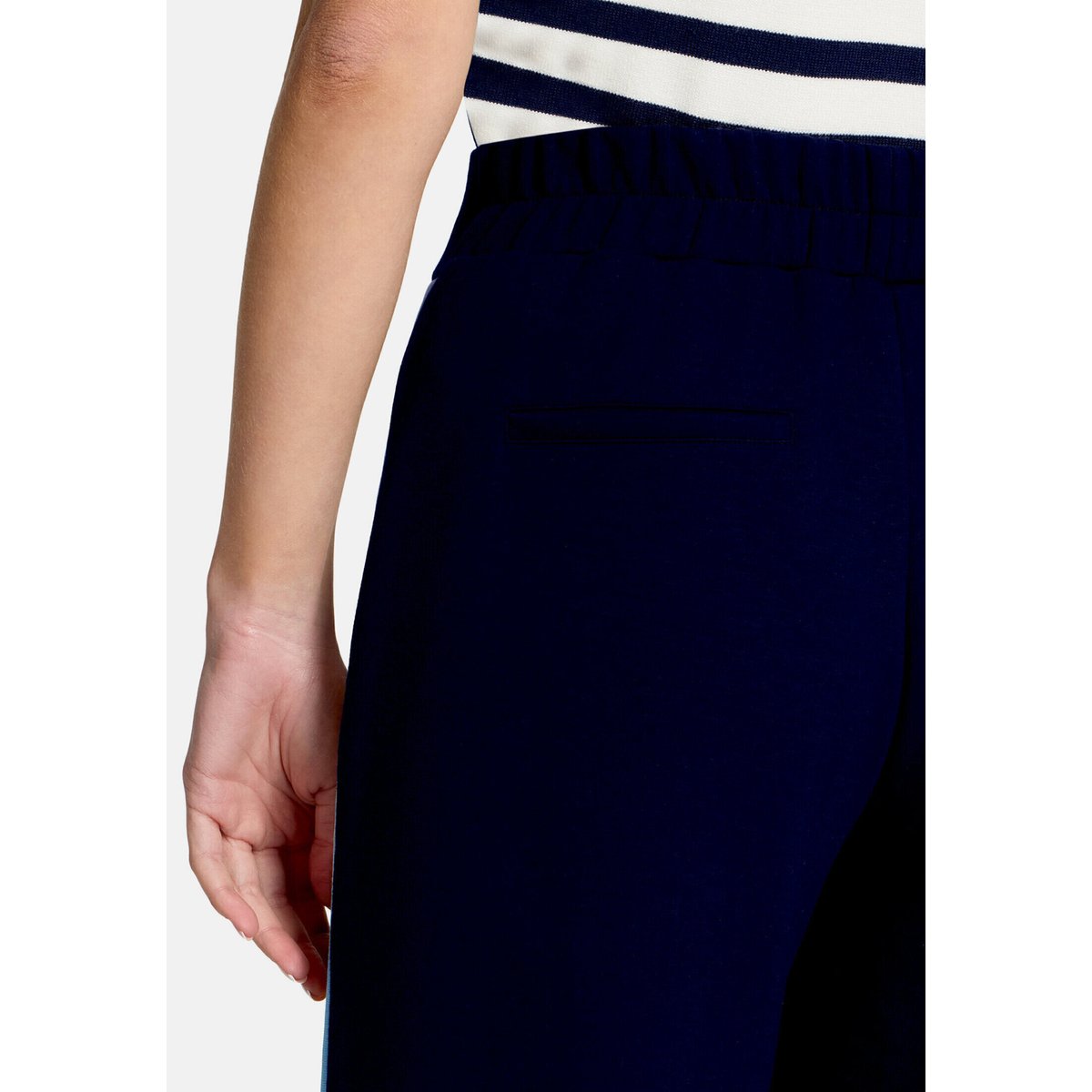 Pantalon casual à galons maritime blue, CARTOON