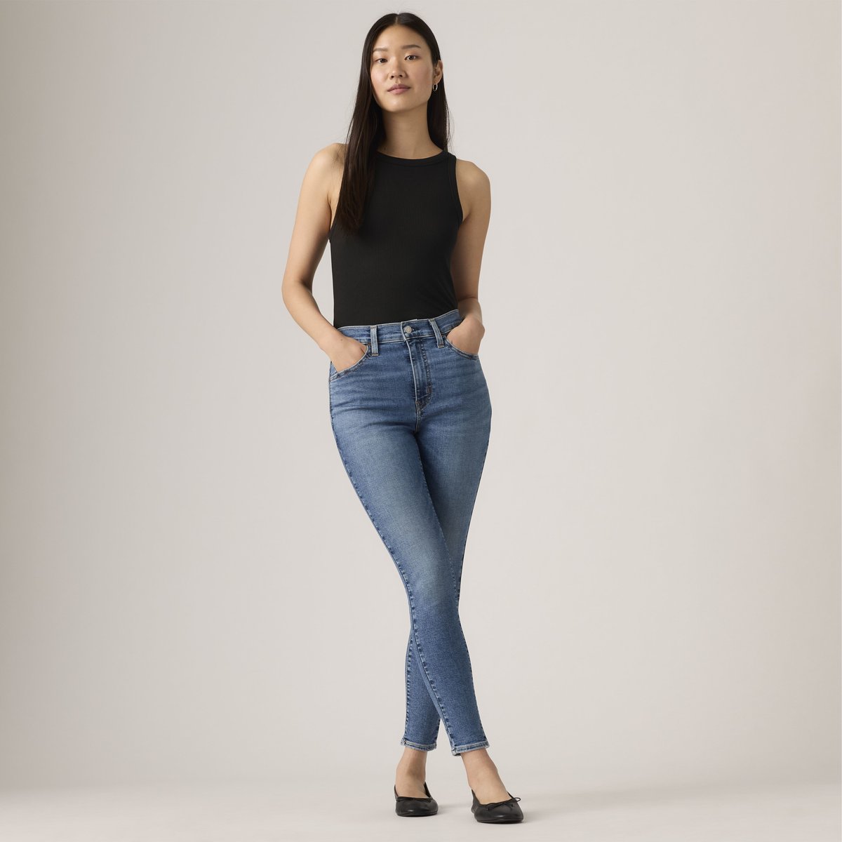 Jean 720™ taille haute super skinny bleu - animal kingdom, LEVI'S