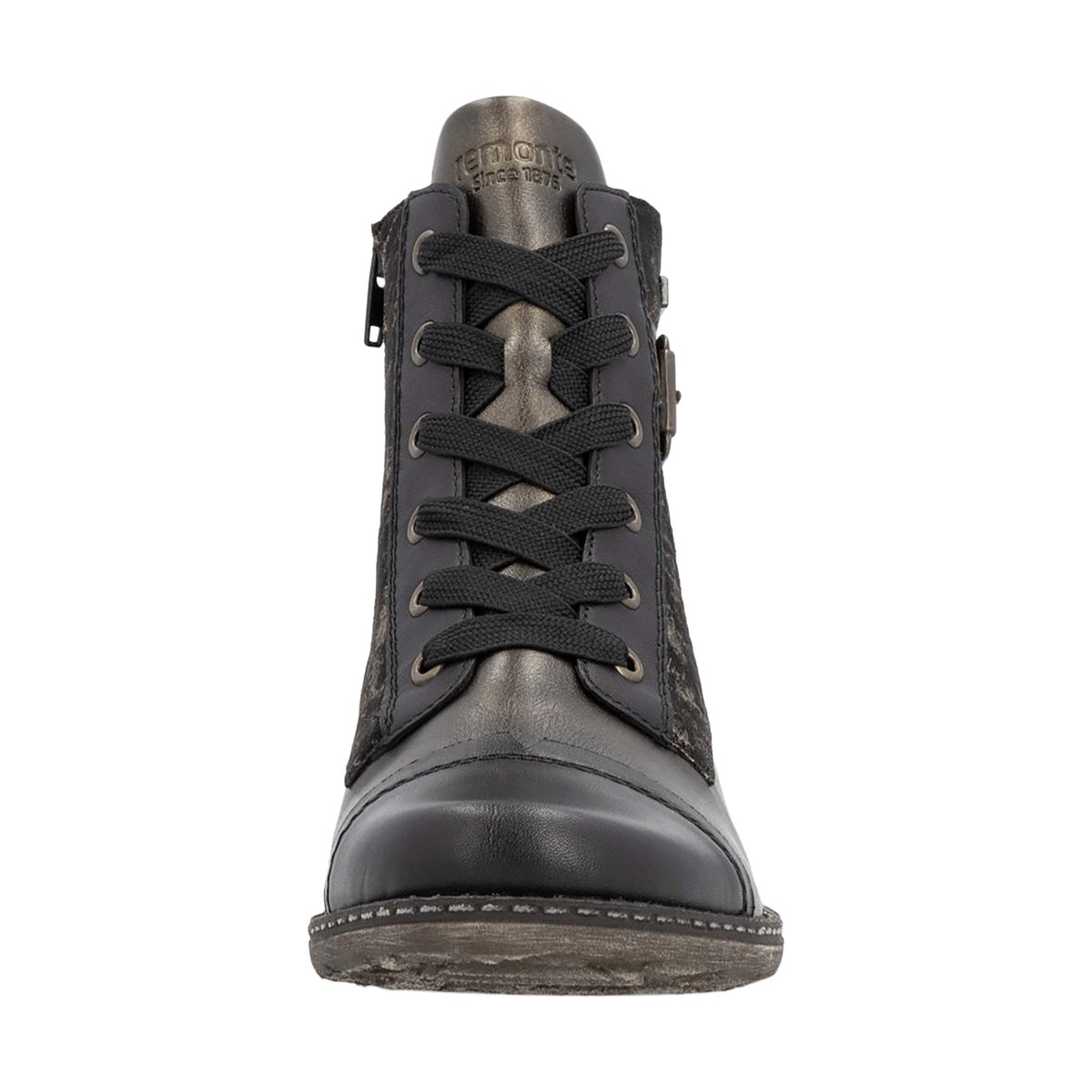 Bottines à Lacets Et Zip Odeon noir-combi, REMONTE