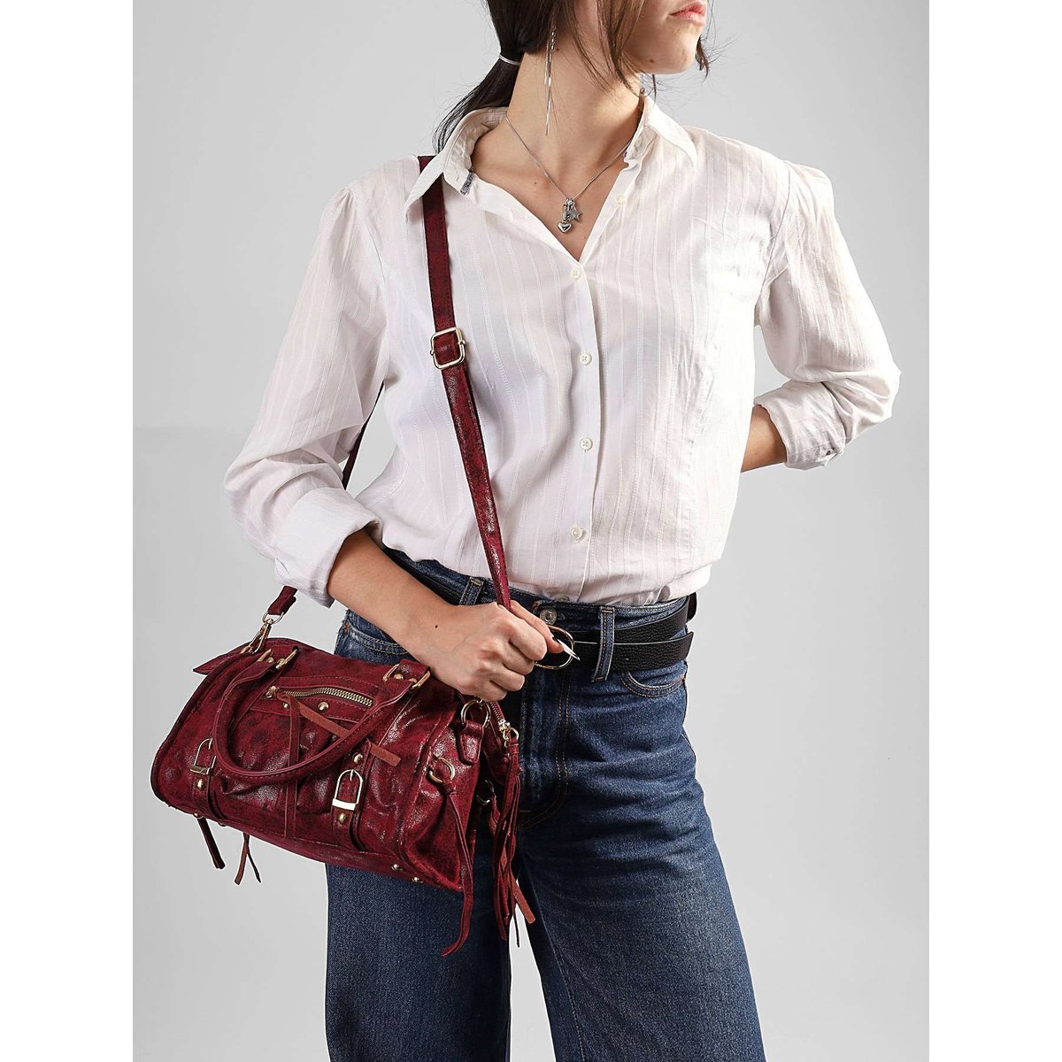 Sac porté main Victoire burgundy, GALLANTRY
