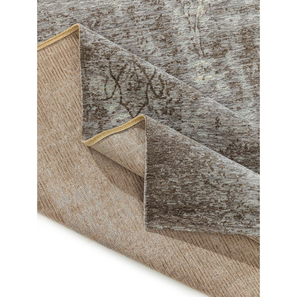 Tapis tissé à plat FRENCIE gris, BENUTA 