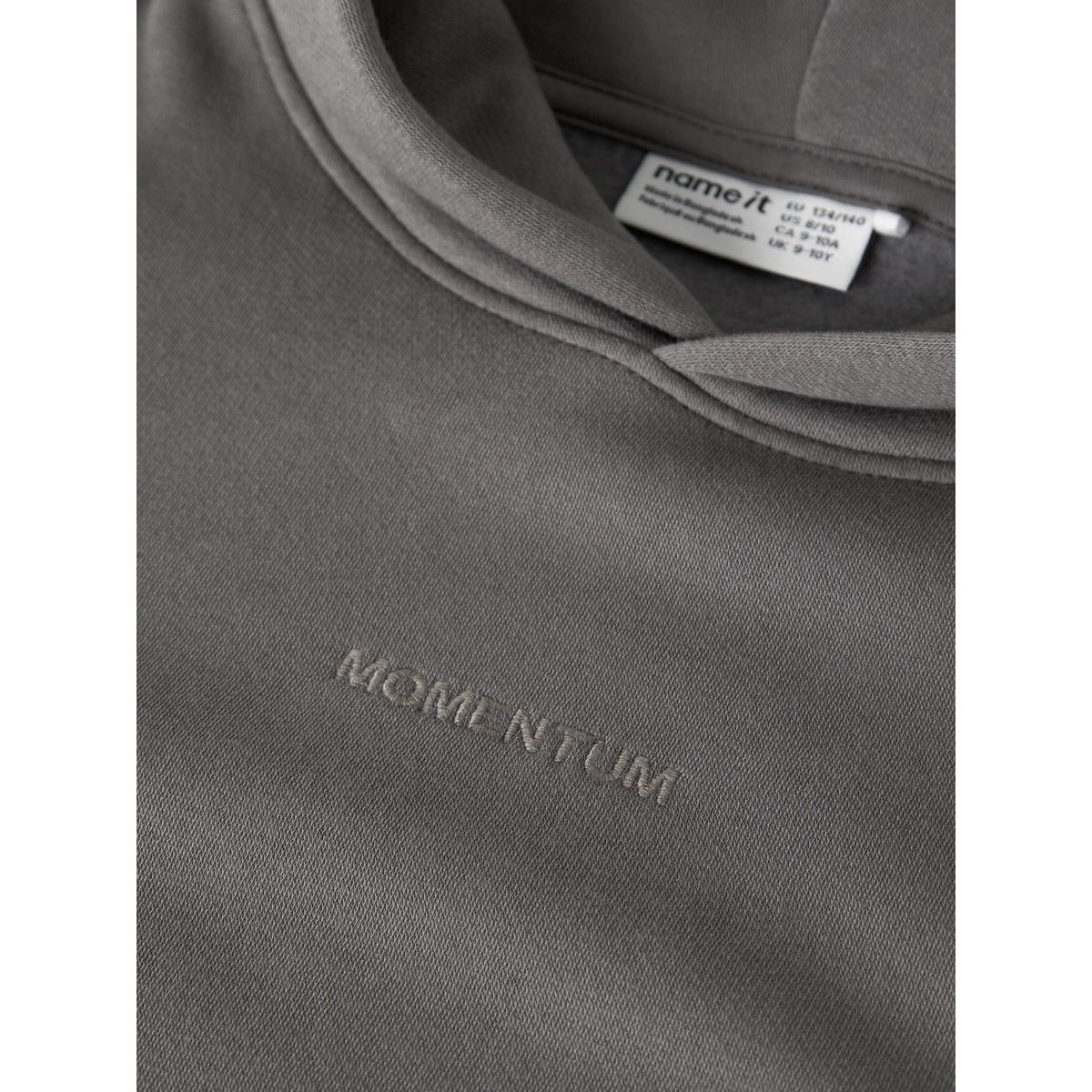 Sweat À Capuche gris - charcoal gray1, NAME IT