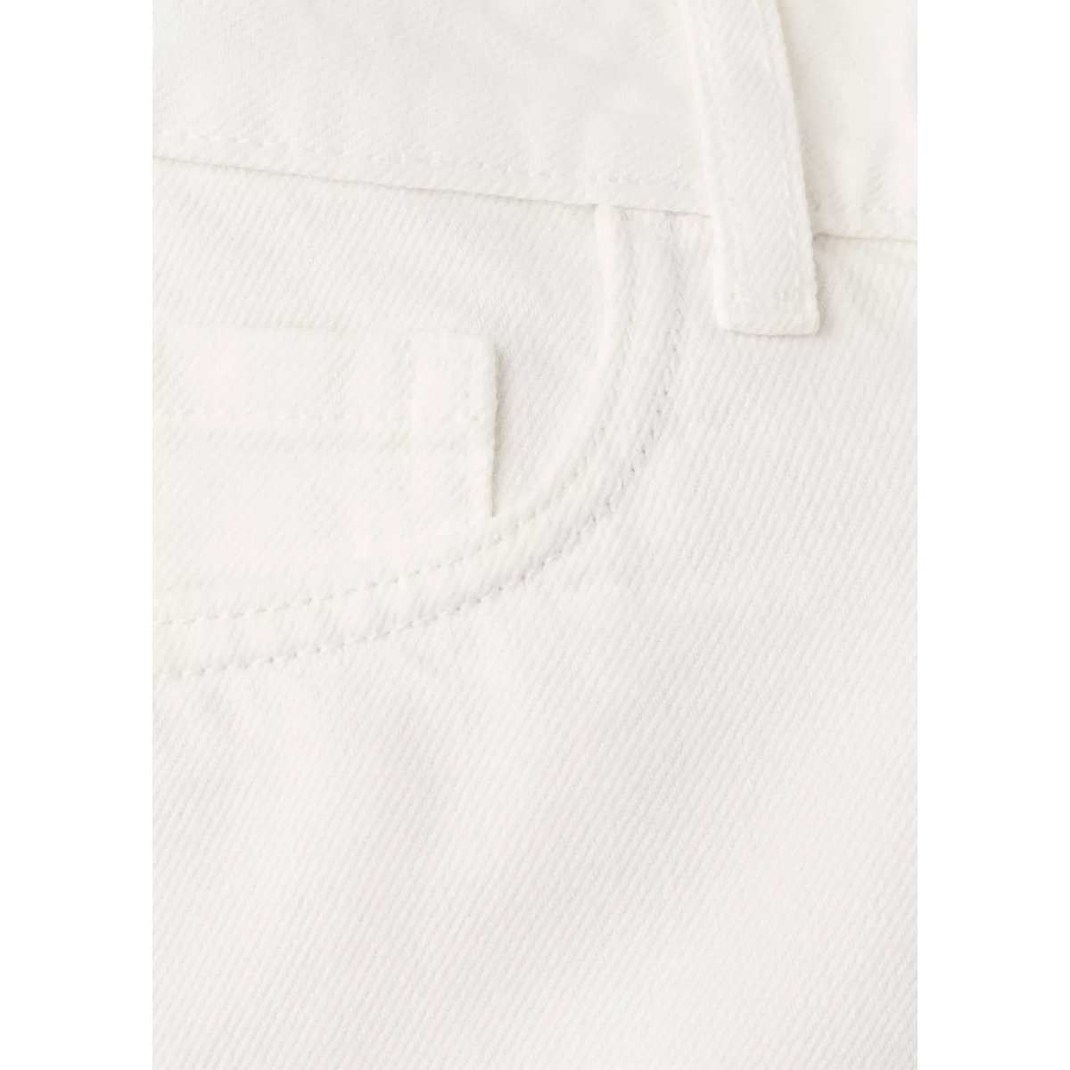 Mini short taille basse blanc, MANGO TEEN