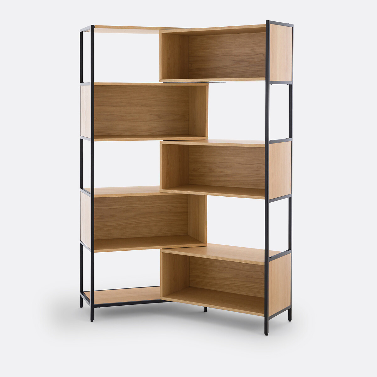 Bibliothèque modulable et extensible, en plaqué chêne, VOLGA naturel, LA REDOUTE INTERIEURS