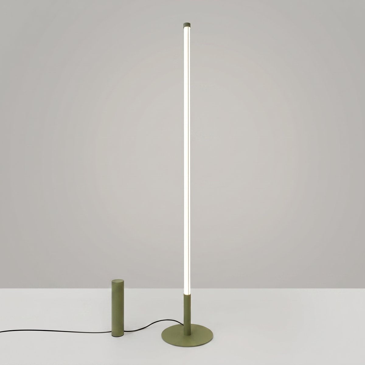 Lampadaire Vert Olive LED 1 Trang vert olive, EDEN