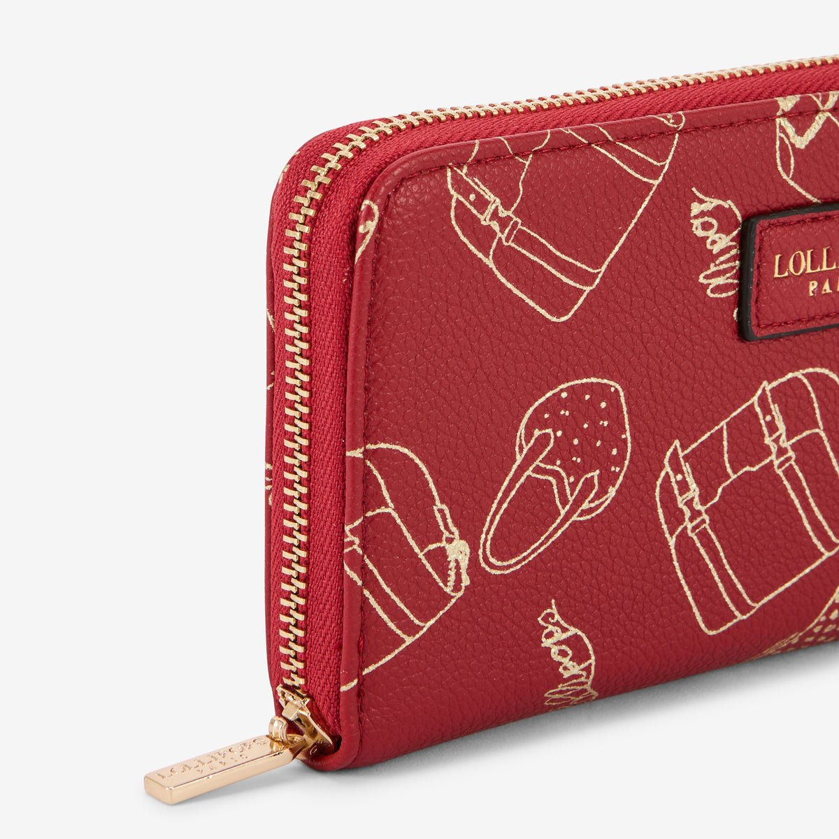 Grand portefeuille  Sya rouge, LOLLIPOPS