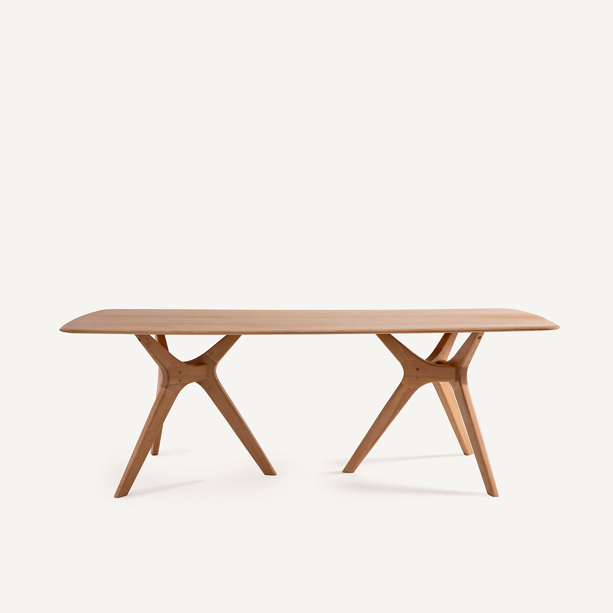 Table rectangulaire en chêne massif, 8 couverts, MARICIELO chêne naturel, AM.PM