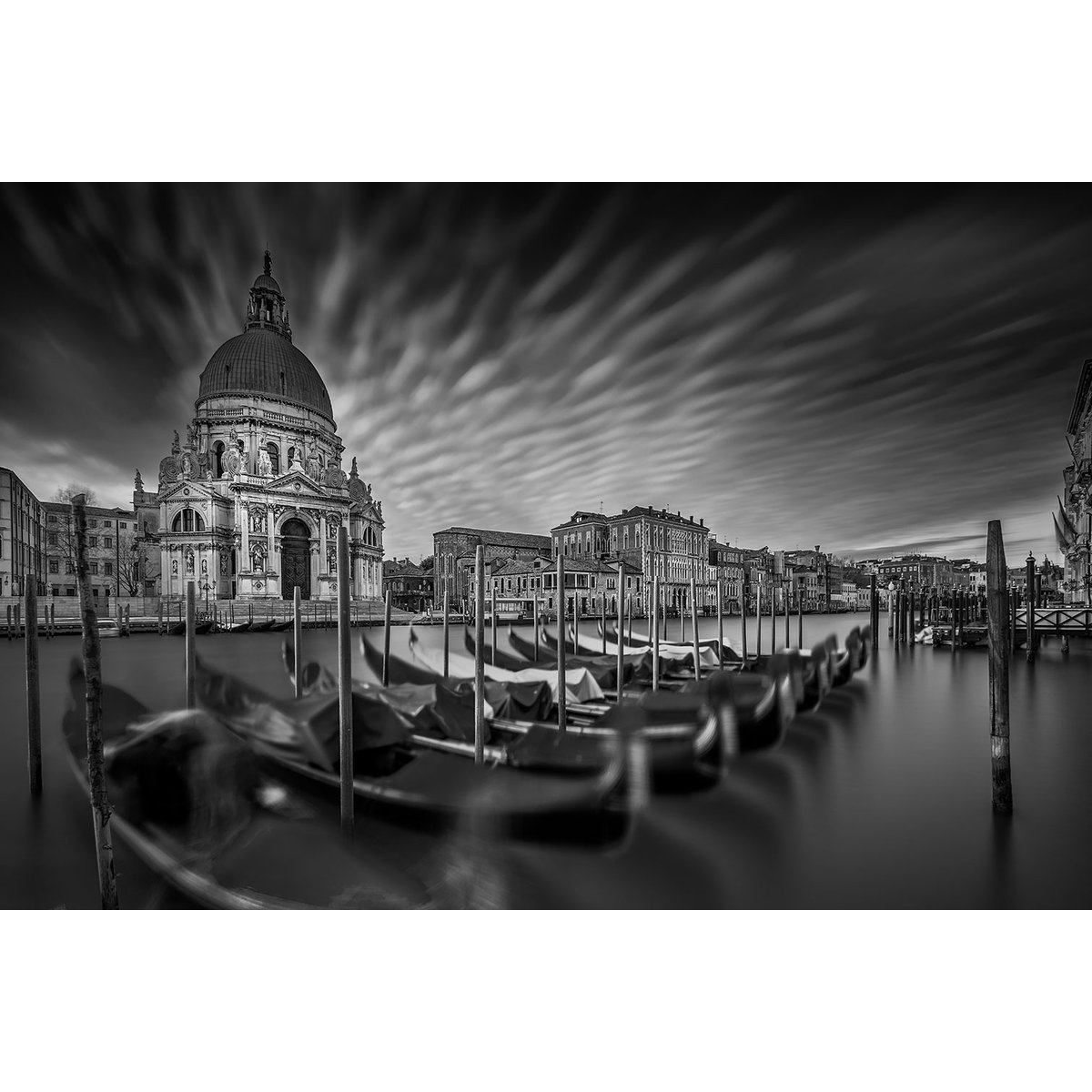 Tableau ville Les canaux de Venise tableau alu dibond, HEXOA