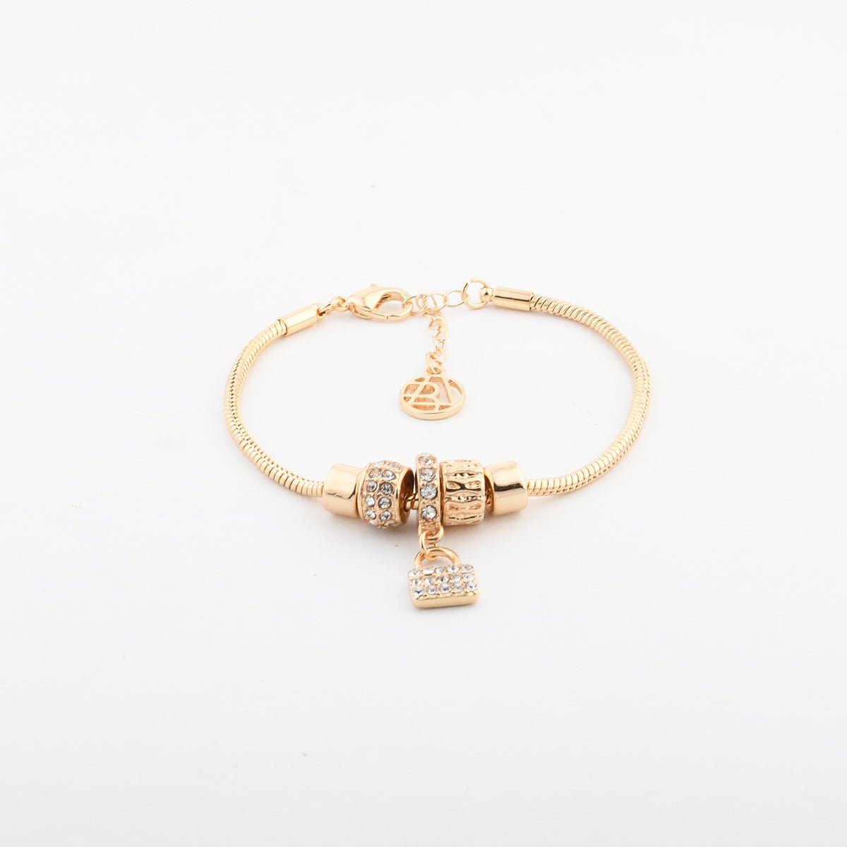 Bracelet chaîne dorée à charms doré, BALABOOSTE
